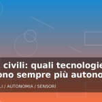 Illustrazione generata per l'articolo Droni civili: quali tecnologie li rendono sempre più autonomi