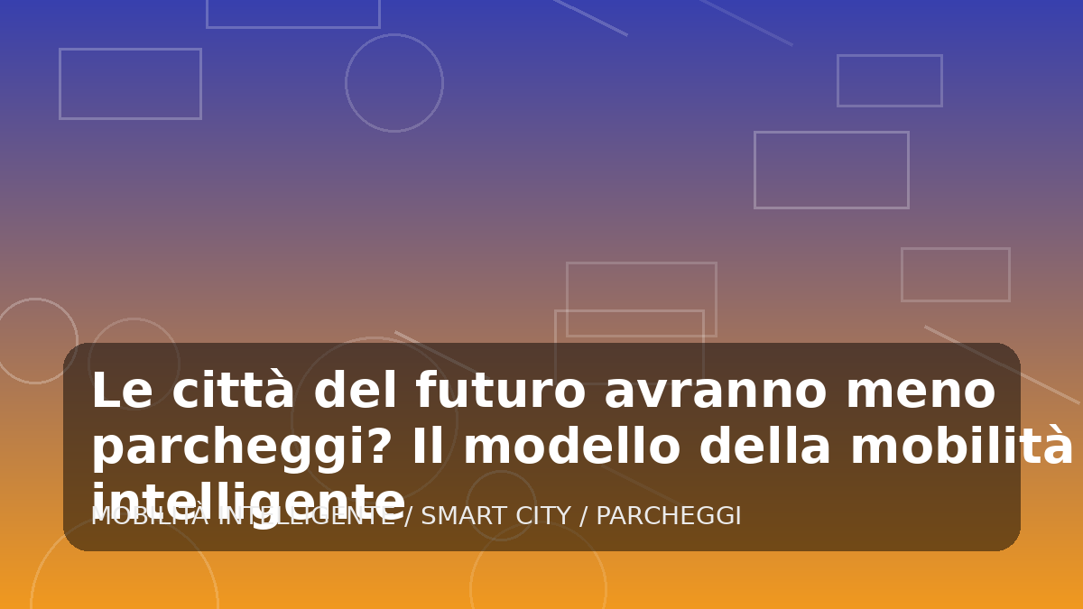 Illustrazione generata per l'articolo Le città del futuro avranno meno parcheggi? Il modello della mobilità intelligente